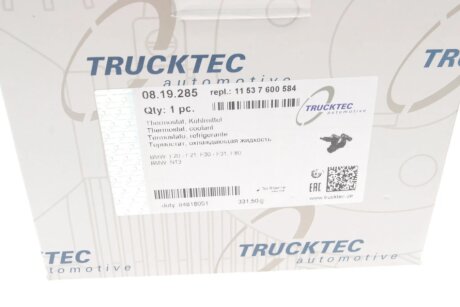 Термостат trucktec Automotive 0819285