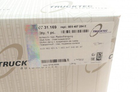 Цапфа (поворотный кулак) trucktec Automotive 0731169