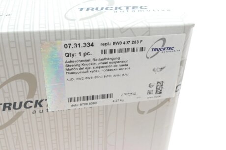 Цапфа (поворотный кулак) trucktec Automotive 0731334