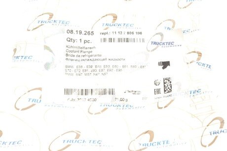 Фланец системы trucktec Automotive 0819265