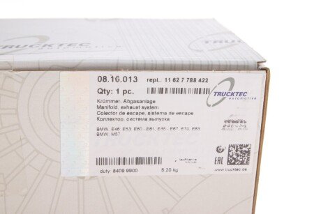 Колектор trucktec Automotive 0816013
