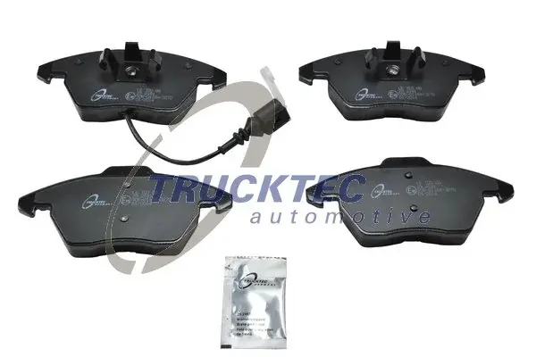 Передні тормозні (гальмівні) колодки Trucktec Automotive 0735137 (фото 1)