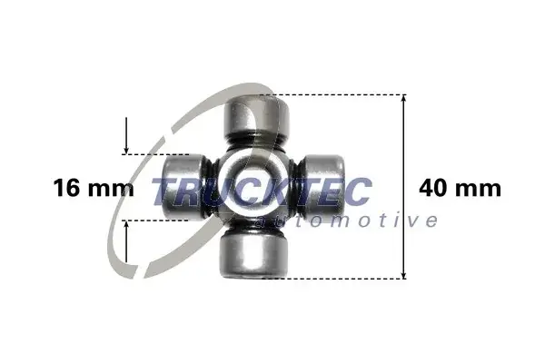 Хрестовина карданного валу Trucktec Automotive 02.34.046 (фото 1)