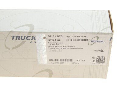 Накінечник кермової тяги trucktec Automotive 0231020