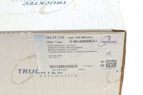 Насос ГУР trucktec Automotive 0237135