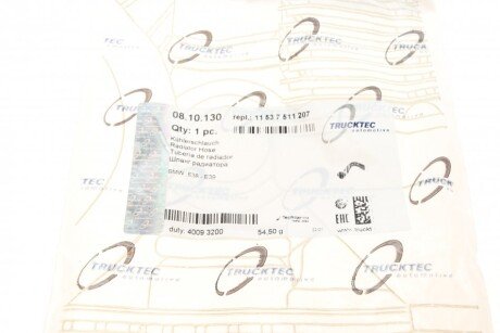 Патрубок радиатора trucktec Automotive 0810130