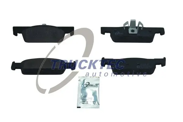 Передні тормозні (гальмівні) колодки Trucktec Automotive 0235552 (фото 1)
