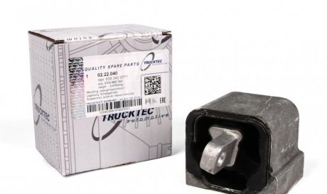 Подушка коробки передач задняя, Sprinter W906 06-, Vito W639 03-14 trucktec Automotive 02.22.040