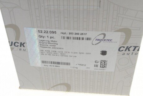 Подушка (опора) двигателя trucktec Automotive 0222095