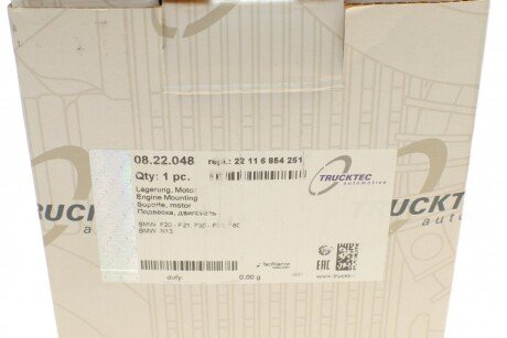 Подушка (опора) двигателя trucktec Automotive 0822048