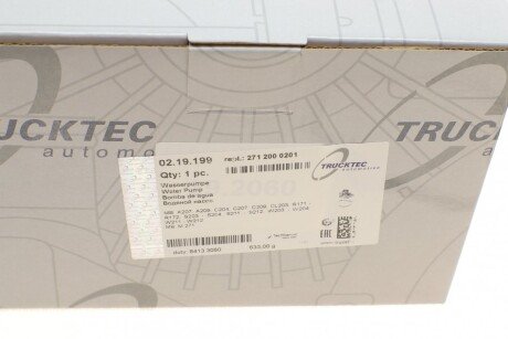 Помпа воды trucktec Automotive 0219199