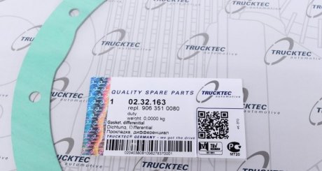 Прокладка крышки trucktec Automotive 0232163