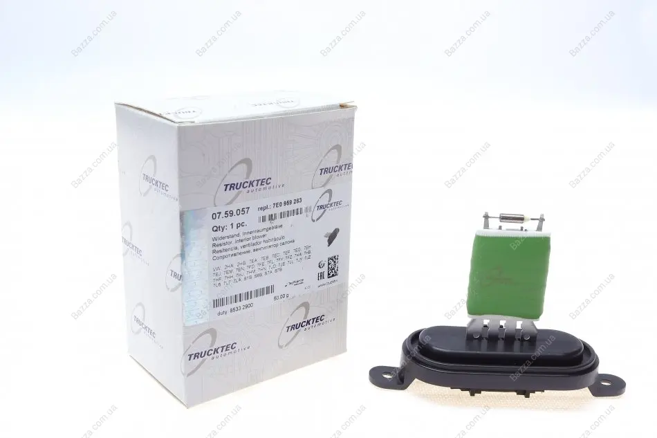 Реостат печки trucktec automotive 0759057