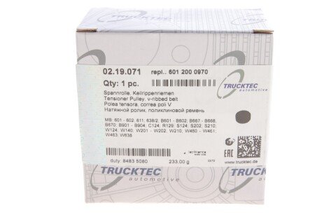 Ролик генератора trucktec Automotive 0219071