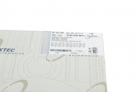 Сальник коленвала передний trucktec Automotive 0710120