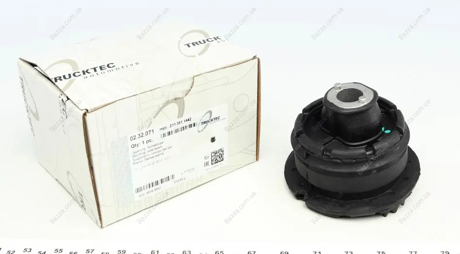 Сайлентблок балки Trucktec Automotive 0232071 (фото 1)