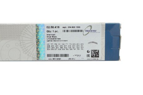 Щетка стеклоочистителя (дворник) trucktec Automotive 0258416