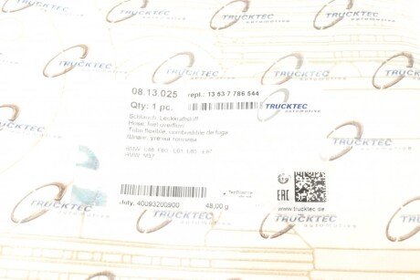 Шланг паливний trucktec Automotive 0813025
