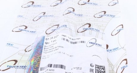 Шланг гальмівний передній trucktec Automotive 0735227