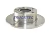 Задній гальмівний (тормозний) диск Trucktec Automotive 0735092 (фото 1)