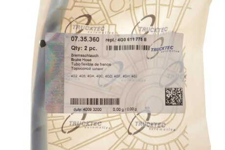 Гальмівний шланг trucktec Automotive 0735360