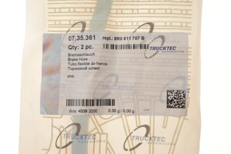 Тормозной шланг trucktec Automotive 0735361