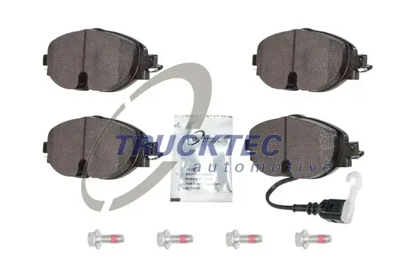 Передні тормозні (гальмівні) колодки Trucktec Automotive 0735257 (фото 1)