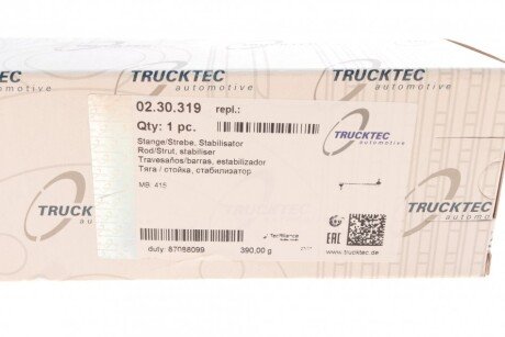 Тяга стабилизатора trucktec Automotive 0230319