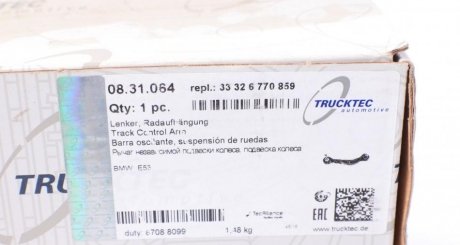 Рычаг задней подвески trucktec Automotive 0831064