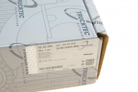 Задний амортизатор (стойка) trucktec Automotive 0230382