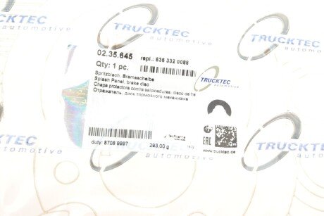 Захист колодок trucktec Automotive 0235645