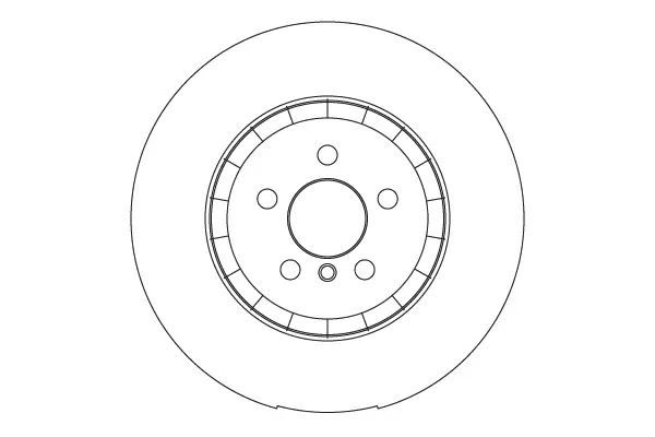 Вентилируемый тормозной диск TRW automotive DF6636S