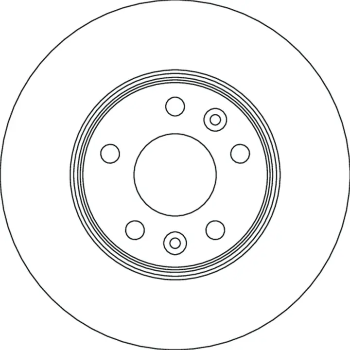 Вентилируемый тормозной диск TRW automotive DF6720S