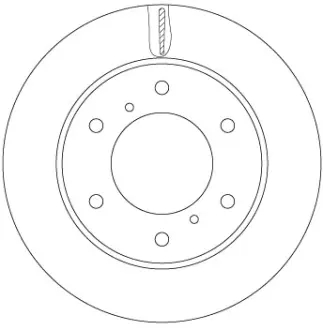 Вентильований гальмівний диск TRW automotive DF6735