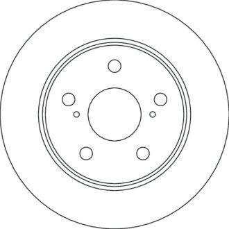 Гальмівний диск trw automotive DF6773