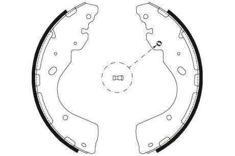 Колодки ручного (стоячого) гальма trw automotive GS8797