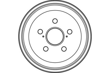 Гальмівний барабан TOYOTA Camry/Carina/Celica ""R ""82-93 trw automotive DB4114