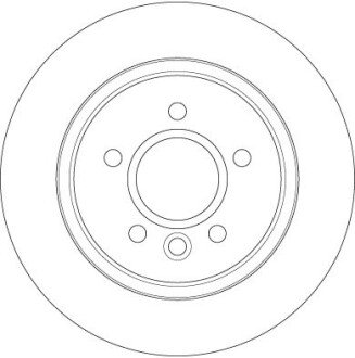 Гальмівний диск trw automotive DF6535