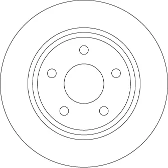 Гальмівний диск TRW automotive DF6556 (фото 1)
