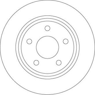 Гальмівний диск trw automotive DF6556