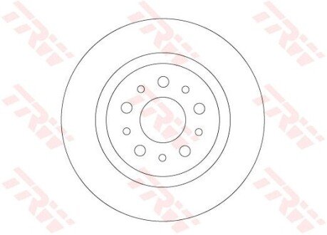 Гальмівний диск trw automotive DF6714