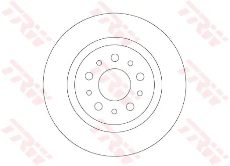 Гальмівний диск TRW automotive DF6714