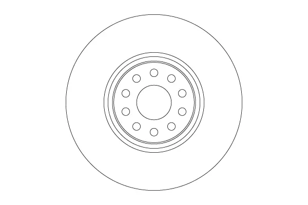 Вентилируемый тормозной диск TRW automotive DF6733S
