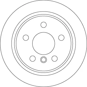 Гальмівний диск TRW automotive DF6795 (фото 1)