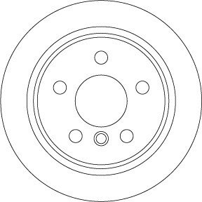 Гальмівний диск trw automotive DF6795