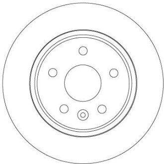 Гальмівний диск trw automotive DF6846