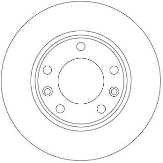 Гальмівний диск trw automotive DF6910