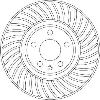 Вентильований гальмівний диск TRW automotive DF6950S (фото 1)