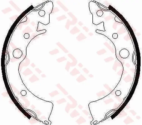 Колодки ручного (стоячого) гальма TRW automotive GS6210 (фото 1)