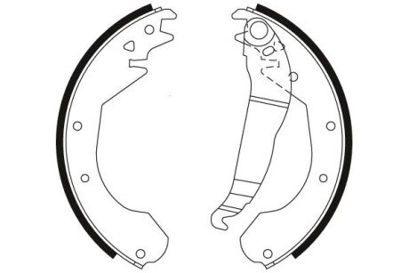 Колодки ручного (стоячого) гальма trw automotive GS6211